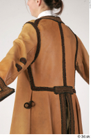  Photos Woman in Historical Suit 1 18th century Brown suit Historical Clothing jacket upper body 0015.jpg